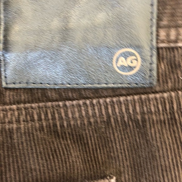 AG Adriano Goldschmied The Graduate Tailored Corduroy Pants 42X31 Dark Brown - Picture 5 of 7